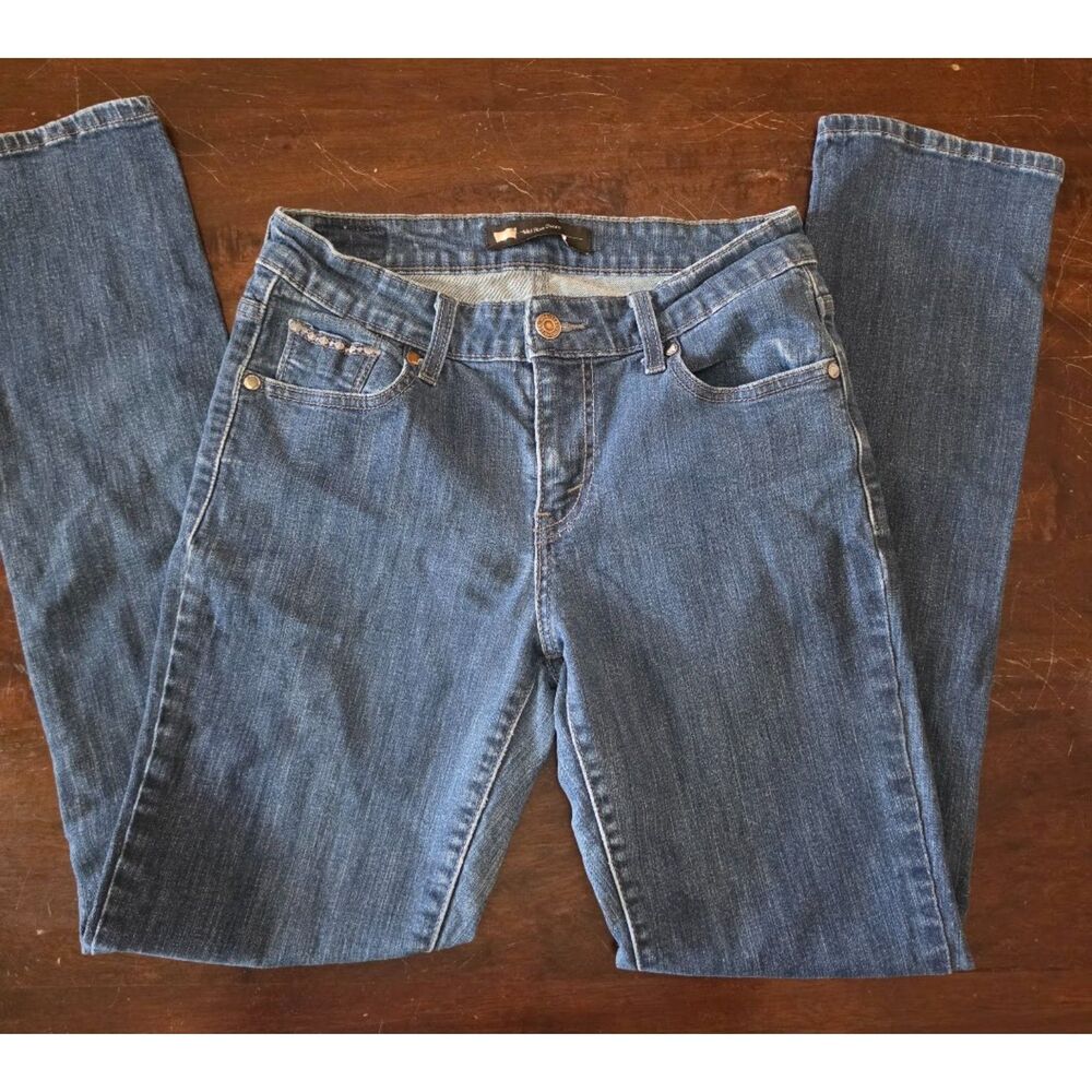 Levi's Women's Mid Rise Skinny Jeans Blue Size 28x32